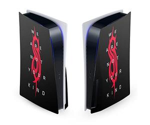 Head Case Designs Officially Licensed Slipknot Logo We Are Not Your Kind Vinyl Faceplate Sticker Gaming Skin Decal Cover Compatible With Sony PlayStation 5 PS5 Disc Edition Console