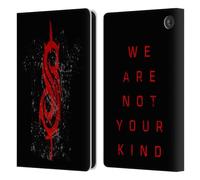 Head Case Designs Officially Licensed Slipknot Red Distressed Look We Are Not Your Kind Leather Wallet Case Compatible With Amazon Fire 7 2022