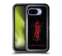 Head Case Designs Officially Licensed Slipknot Red Distressed Look We Are Not Your Kind Ultra-Armoured Shockproof Case [Military Grade Protection] Compatible With Google Pixel 9A