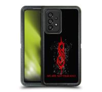 Head Case Designs Officially Licensed Slipknot Red Distressed Look We Are Not Your Kind Ultra-Armoured Shockproof Case [Military Grade Protection] Compatible With Samsung Galaxy A53 5G (2022)