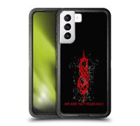 Head Case Designs Officially Licensed Slipknot Red Distressed Look We Are Not Your Kind Ultra-Armoured Shockproof Case [Military Grade Protection] Compatible With Samsung Galaxy S21+ 5G