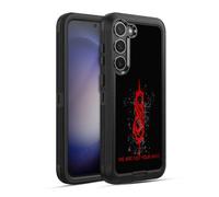 Head Case Designs Officially Licensed Slipknot Red Distressed Look We Are Not Your Kind Ultra-Armoured Shockproof Case [Military Grade Protection] Compatible With Samsung Galaxy S23+ 5G