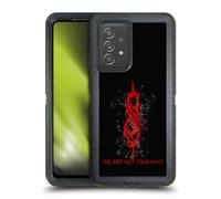 Head Case Designs Officially Licensed Slipknot Red Distressed Look We Are Not Your Kind Ultra-Armoured Shockproof Case [Military Grade Protection] Compatible With Galaxy A52 / A52s / 5G (2021)