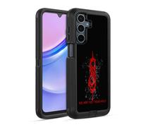 Head Case Designs Officially Licensed Slipknot Red Distressed Look We Are Not Your Kind Ultra-Armoured Shockproof Case [Military Grade Protection] Compatible With Samsung Galaxy A15