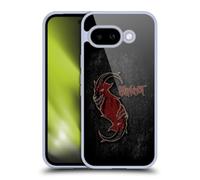 Head Case Designs Officially Licensed Slipknot Red Goat Key Art Gel Case [Military Grade Protection] Compatible With Google Pixel 9A