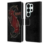 Head Case Designs Officially Licensed Slipknot Red Goat Key Art Leather Wallet Case Compatible With Samsung Galaxy S26 Ultra