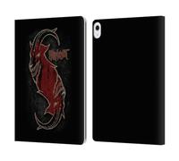 Head Case Designs Officially Licensed Slipknot Red Goat Key Art Leather Wallet Case Compatible With Apple iPad Air 13 2024/2025