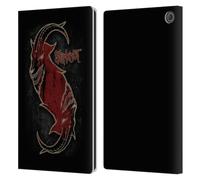 Head Case Designs Officially Licensed Slipknot Red Goat Key Art Leather Wallet Case Compatible With Amazon Fire Max 11 2023