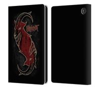 Head Case Designs Officially Licensed Slipknot Red Goat Key Art Leather Wallet Case Compatible With Amazon Fire 7 2022