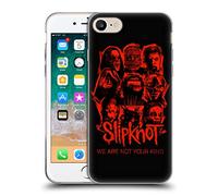 Head Case Designs Officially Licensed Slipknot Red Patch We Are Not Your Kind Gel Case [Military Grade Protection] Compatible With Apple iPhone 7/8 / SE 2020 & 2022