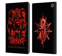 Head Case Designs Officially Licensed Slipknot Red Patch We Are Not Your Kind Leather Wallet Case Compatible With Amazon Fire Max 11 2023