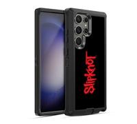 Head Case Designs Officially Licensed Slipknot Text Key Art Ultra-Armoured Shockproof Case [Military Grade Protection] Compatible With Samsung Galaxy S23 Ultra 5G