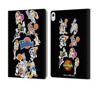 Head Case Designs Officially Licensed Space Jam (1996) Tune Squad Graphics Leather Wallet Case Compatible With Apple iPad Air 13 2024/2025
