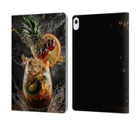 Head Case Designs Officially Licensed Spacescapes Exploding Mai Tai Cocktails Leather Wallet Case Compatible With Apple iPad Air 13 2024/2025