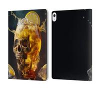 Head Case Designs Officially Licensed Spacescapes Long Island Ice Tea Cocktails Leather Wallet Case Compatible With Apple iPad Air 13 2024/2025