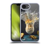 Head Case Designs Officially Licensed Spacescapes Piña Colada Pop Cocktails Gel Case [Military Grade Protection] Compatible with Apple iPhone 16e and Compatible with MagSafe