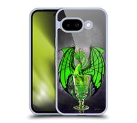 Head Case Designs Officially Licensed Stanley Morrison Absinthe Green Drink Dragons Gel Case [Military Grade Protection] Compatible With Google Pixel 9A