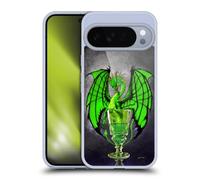 Head Case Designs Officially Licensed Stanley Morrison Absinthe Green Drink Dragons Gel Case [Military Grade Protection] Compatible with Google Pixel 10 Pro XL and Compatible with MagSafe