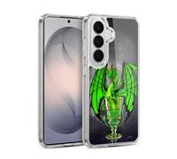 Head Case Designs Officially Licensed Stanley Morrison Absinthe Green Drink Dragons Gel Case [Military Grade Protection] Compatible with Samsung Galaxy S26 Plus and Compatible with MagSafe