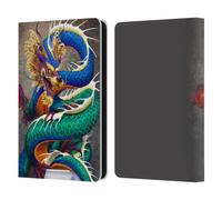 Head Case Designs Officially Licensed Stanley Morrison Asian Sake Drink Dragons Leather Wallet Case Compatible With Amazon Kindle 11th Gen 6in 2022