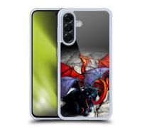 Head Case Designs Officially Licensed Stanley Morrison Bat Winged Black Cat & Dragon Art Gel Case [Military Grade Protection] Compatible With Samsung Galaxy A56 5G