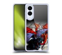 Head Case Designs Officially Licensed Stanley Morrison Bat Winged Black Cat & Dragon Art Gel Case [Military Grade Protection] Compatible With Samsung Galaxy S25 Edge