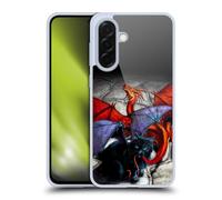 Head Case Designs Officially Licensed Stanley Morrison Bat Winged Black Cat & Dragon Art Gel Case [Military Grade Protection] Compatible With Samsung Galaxy A36 5G