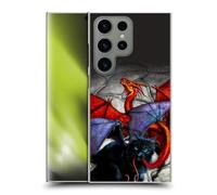 Head Case Designs Officially Licensed Stanley Morrison Bat Winged Cat Vs Red Dragons 3 Hard Back Case Compatible With Samsung Galaxy S24 Ultra 5G