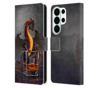 Head Case Designs Officially Licensed Stanley Morrison Black Pirate Drink Dragons Leather Wallet Case Compatible With Samsung Galaxy S26 Ultra