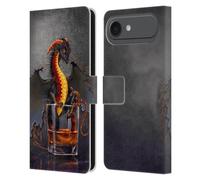 Head Case Designs Officially Licensed Stanley Morrison Black Pirate Drink Dragons Leather Wallet Case Compatible With Apple iPhone 17 Air