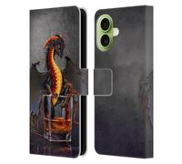 Head Case Designs Officially Licensed Stanley Morrison Black Pirate Drink Dragons Leather Wallet Case Compatible With Apple iPhone 17