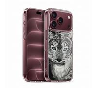 Head Case Designs Officially Licensed Stanley Morrison Blue Eyed Snow Leopard Cat Black And White Gel Case [Military Grade Protection] Compatible With Apple iPhone 18 Pro