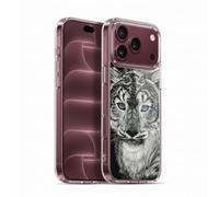 Head Case Designs Officially Licensed Stanley Morrison Blue Eyed Snow Leopard Cat Black And White Gel Case [Military Grade Protection] Compatible With Apple iPhone 18 Pro Max