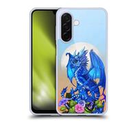 Head Case Designs Officially Licensed Stanley Morrison Blue Sapphire Dragon & Flowers Art Gel Case [Military Grade Protection] Compatible With Samsung Galaxy A26 5G