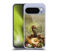 Head Case Designs Officially Licensed Stanley Morrison Brown Coffee Dragon Dragonfly Art Gel Case [Military Grade Protection] Compatible with Google Pixel 10 Pro XL and Compatible with MagSafe