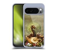 Head Case Designs Officially Licensed Stanley Morrison Brown Coffee Dragon Dragonfly Art Gel Case [Military Grade Protection] Compatible with Google Pixel 10 and Compatible with MagSafe