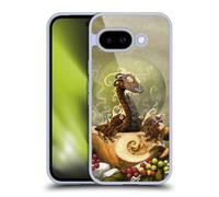 Head Case Designs Officially Licensed Stanley Morrison Brown Coffee Dragon Dragonfly Art Gel Case [Military Grade Protection] Compatible With Google Pixel 9A
