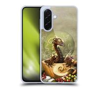 Head Case Designs Officially Licensed Stanley Morrison Brown Coffee Dragon Dragonfly Art Gel Case [Military Grade Protection] Compatible With Samsung Galaxy A36 5G