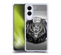 Head Case Designs Officially Licensed Stanley Morrison Dragon Gaming Dice Black And White Gel Case [Military Grade Protection] Compatible With Samsung Galaxy S25 Edge