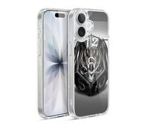 Head Case Designs Officially Licensed Stanley Morrison Dragon Gaming Dice Black And White Gel Case [Military Grade Protection] Compatible with Apple iPhone 17 and Compatible with MagSafe