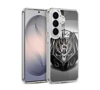 Head Case Designs Officially Licensed Stanley Morrison Dragon Gaming Dice Black And White Gel Case [Military Grade Protection] Compatible with Samsung Galaxy S26 and Compatible with MagSafe