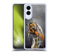 Head Case Designs Officially Licensed Stanley Morrison Dragon In Viking Horn Mug Art Gel Case [Military Grade Protection] Compatible With Samsung Galaxy S25 Edge