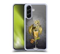 Head Case Designs Officially Licensed Stanley Morrison Gold Champagne Glass Dragons Gel Case [Military Grade Protection] Compatible With Samsung Galaxy A56 5G
