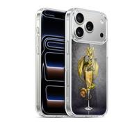 Head Case Designs Officially Licensed Stanley Morrison Gold Champagne Glass Dragons Gel Case [Military Grade Protection] Compatible with Apple iPhone 17 Pro and Compatible with MagSafe
