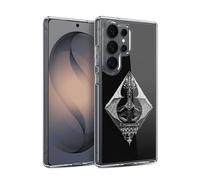 Head Case Designs Officially Licensed Stanley Morrison Gothic Diamond Dragon Black And White Gel Case [Military Grade Protection] Compatible with Samsung Galaxy S26 Ultra and Compatible with MagSafe