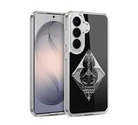 Head Case Designs Officially Licensed Stanley Morrison Gothic Diamond Dragon Black And White Gel Case [Military Grade Protection] Compatible with Samsung Galaxy S26 and Compatible with MagSafe