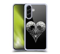 Head Case Designs Officially Licensed Stanley Morrison Gothic Dragon Heart Black And White Gel Case [Military Grade Protection] Compatible With Samsung Galaxy A56 5G