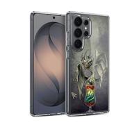 Head Case Designs Officially Licensed Stanley Morrison Green Zombie Drink Dragons Gel Case [Military Grade Protection] Compatible with Samsung Galaxy S26 Ultra and Compatible with MagSafe