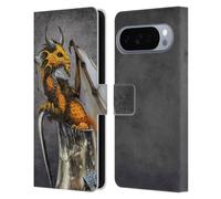 Head Case Designs Officially Licensed Stanley Morrison Honey Mead Drink Dragons Leather Wallet Case Compatible With Google Pixel 10 Pro XL