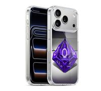 Head Case Designs Officially Licensed Stanley Morrison Purple Gaming Dice Dragons 2 Gel Case [Military Grade Protection] Compatible with Apple iPhone 17 Pro and Compatible with MagSafe